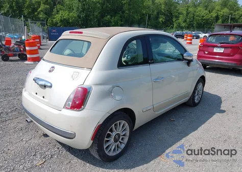 2013 Fiat 500C Lounge from USA, damaged, VIN 3C3CFFER0DT648893